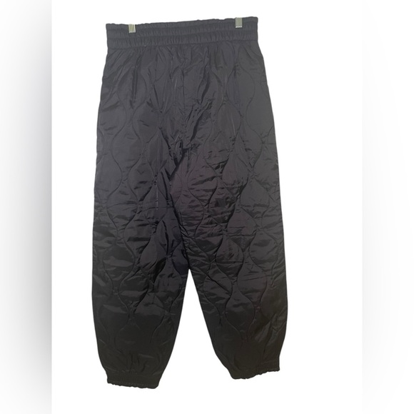 19 Cooper New NWT Black Nylon Onion Quilted Joggers Size Medium - Picture 6 of 6